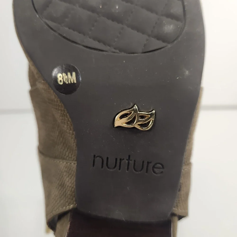 Nurture‎ Bellamy Womens Leather Sandals Size 8.5 Brown